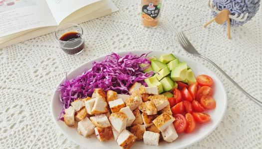 Garlic chicken salad 