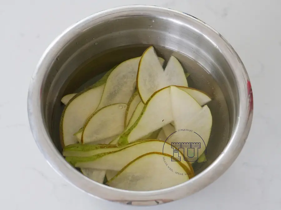 Fat-reducing delicacies: pear, pecan, arugula salad step 0