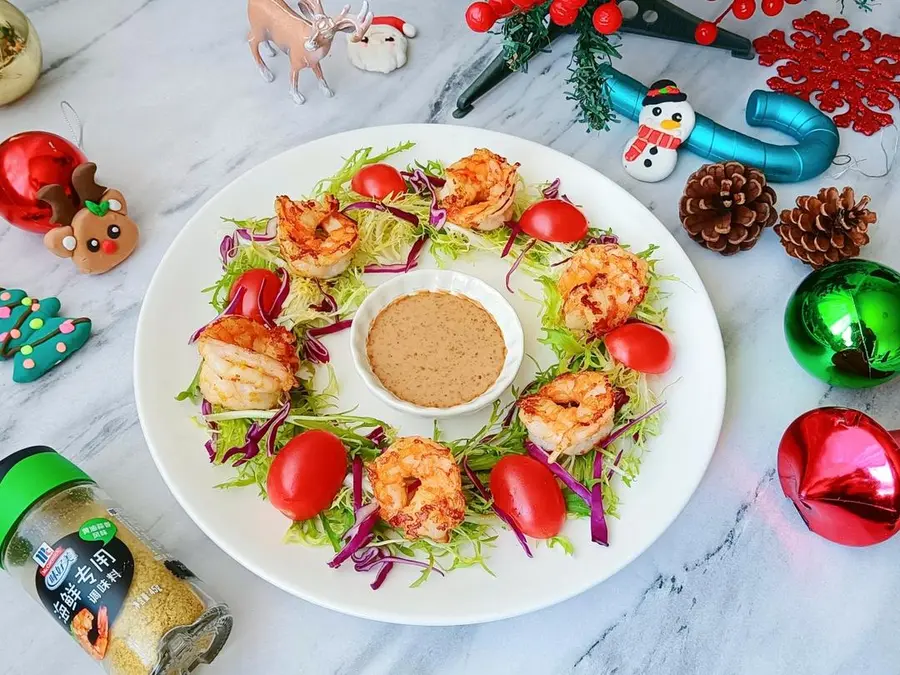 Christmas shrimp garland salad âœ¨ step 0