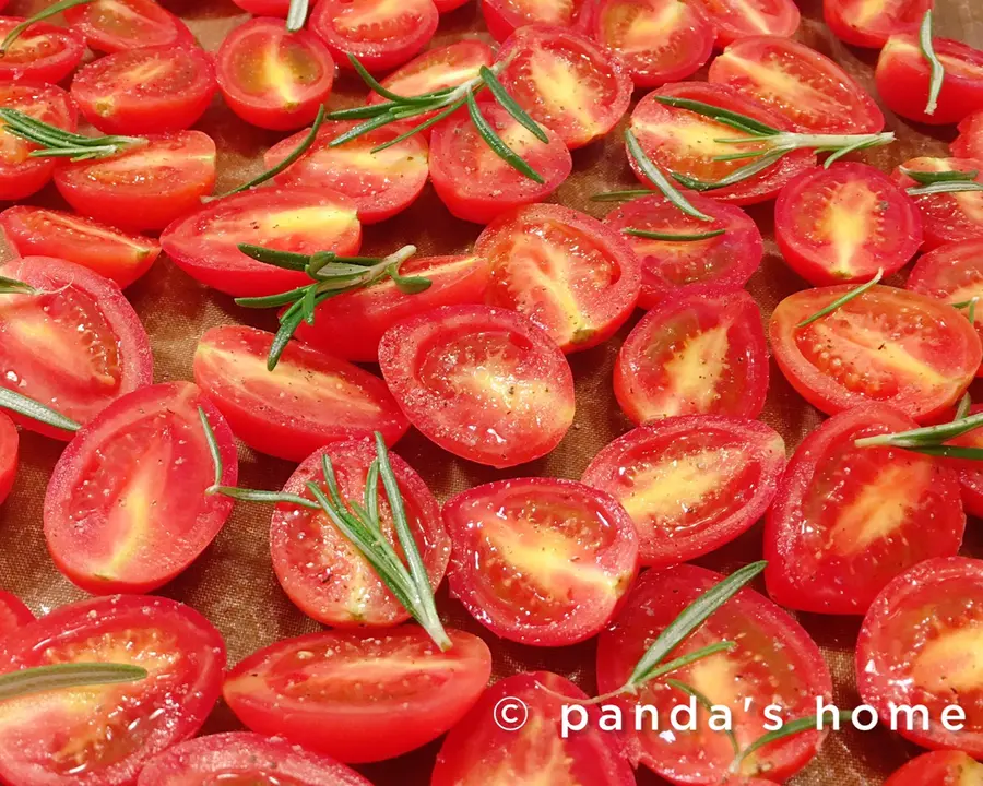 Exists for the sake of focaccia â€“ olive oil soaked in cherry tomatoes step 0