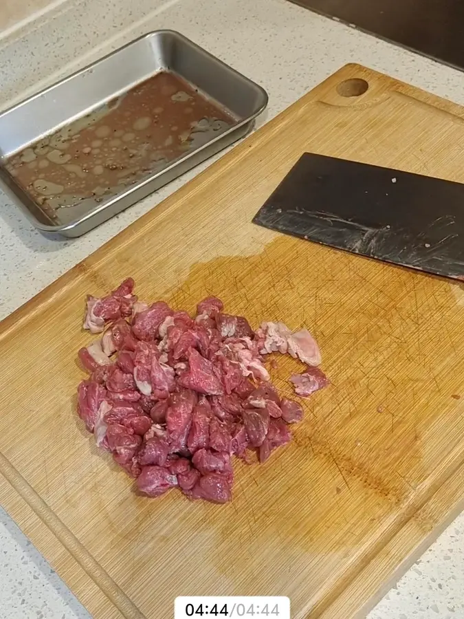 Beef salad  garlands step 0