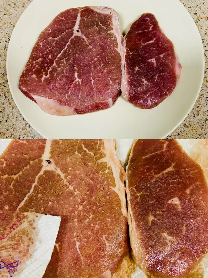 Steak salad with seasonal vegetables step 0