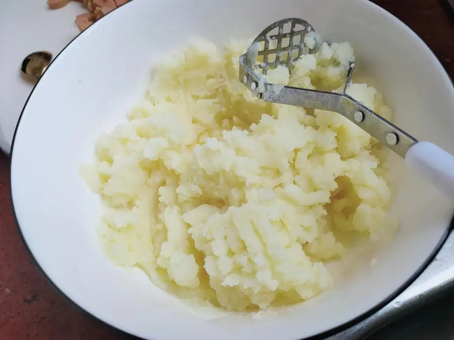 Mashed potato salad step 0