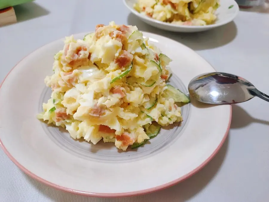 Mashed potato salad step 0