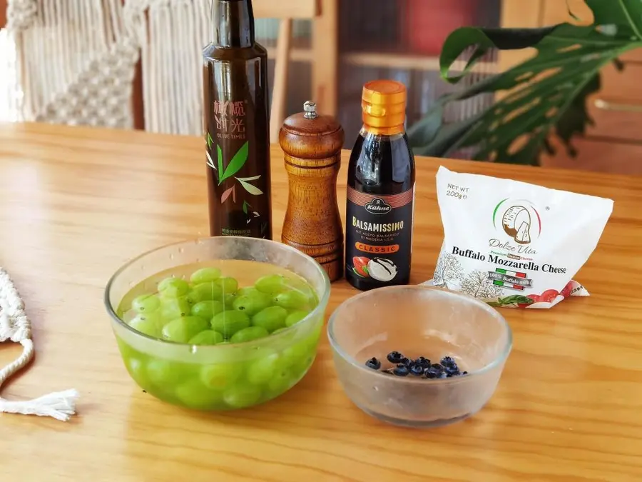 Green grape cheese salad|Summer only step 0