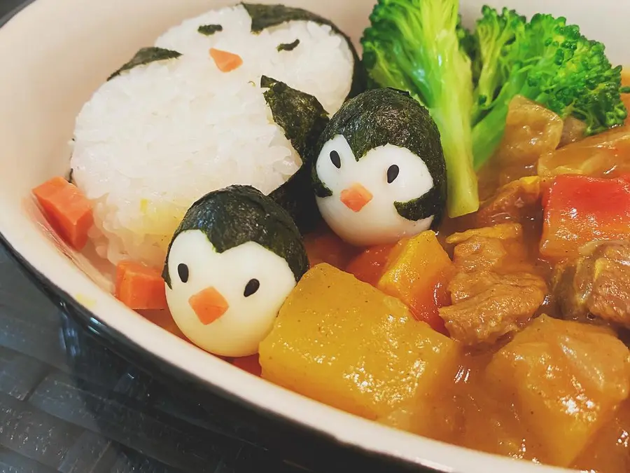 Creative cartoon bento 