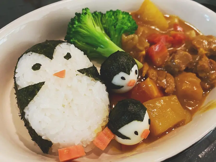 Creative cartoon bento 