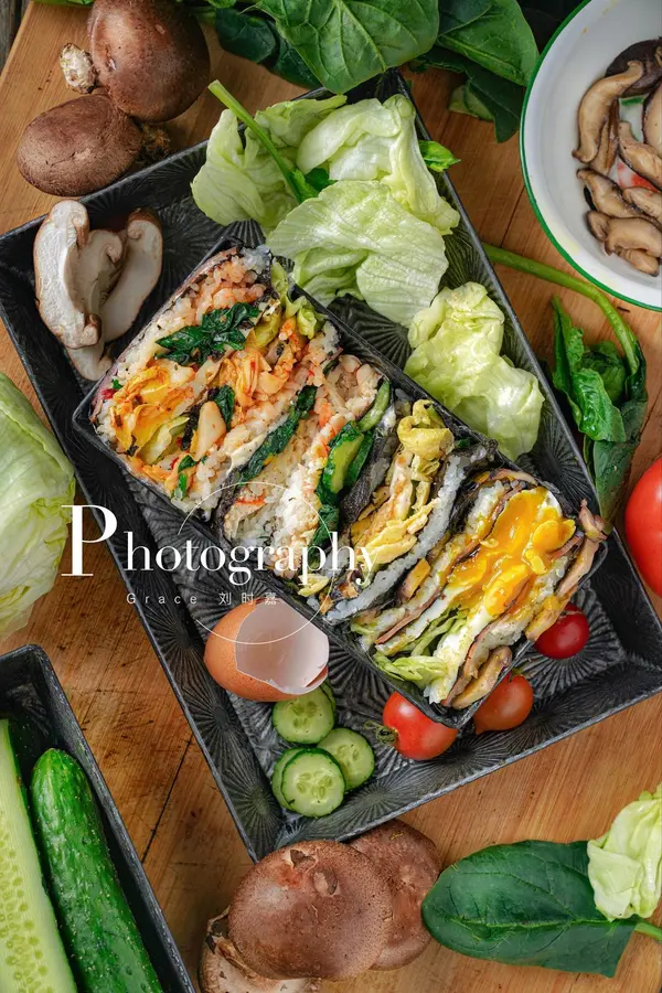 Hot ins~ Folding gimbap is too fun (a bento that fools a macho man) step 0