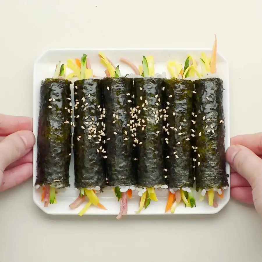 Mini gimbap step 0