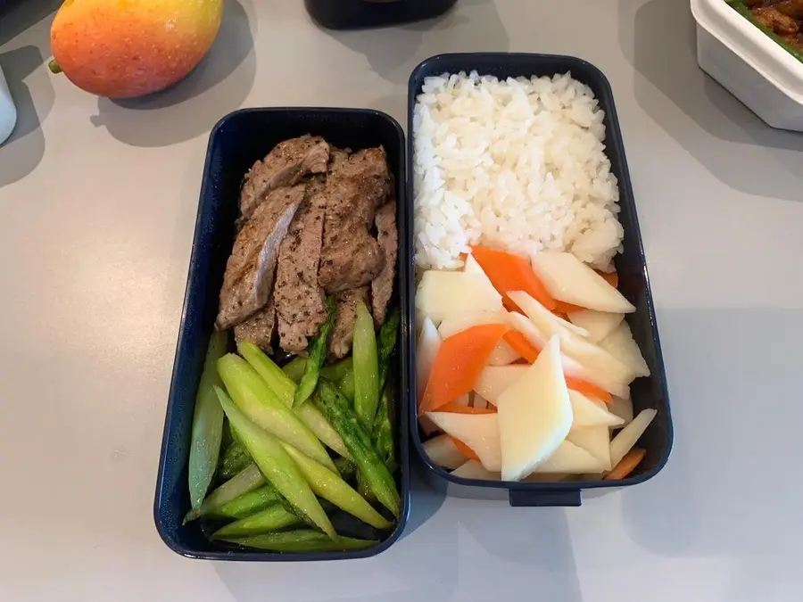 A collection of weekly bento step 0