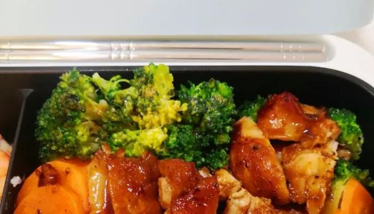 Teriyaki chicken thigh rice  (nutritious and simple fast dish)