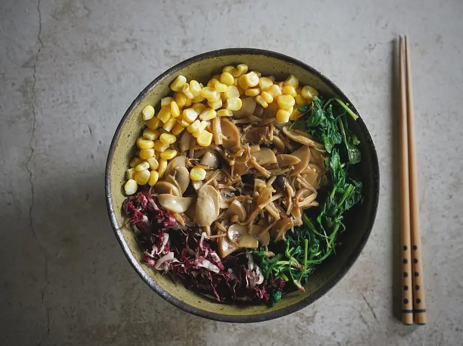 Japanese-style mushroom rice (great for bento) step 0