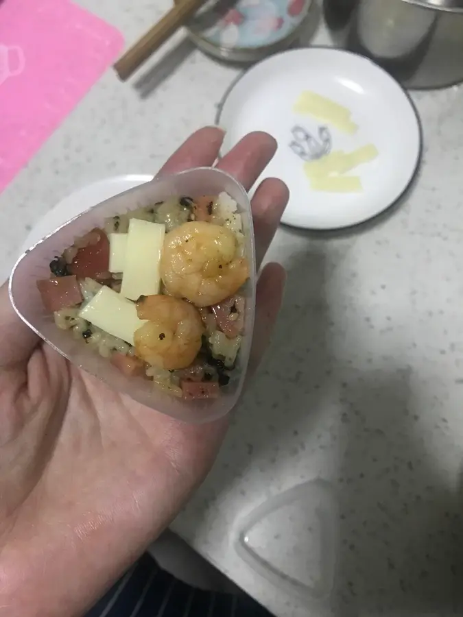 10-minute super fragrant seaweed rice ball picnic lunch bento is the first choice! step 0