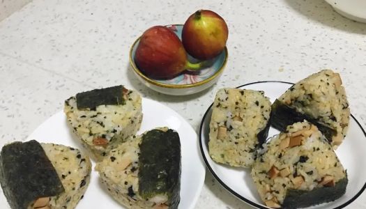 10-minute super fragrant seaweed rice ball picnic lunch bento is the first choice!