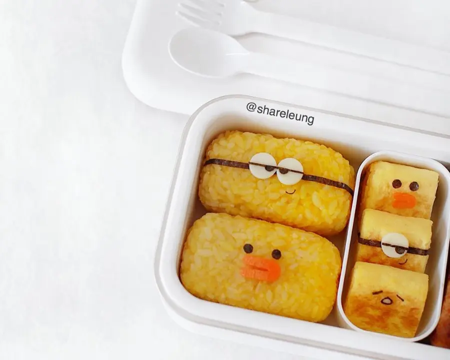 Minion Sally Chicken Cartoon Rice Ball