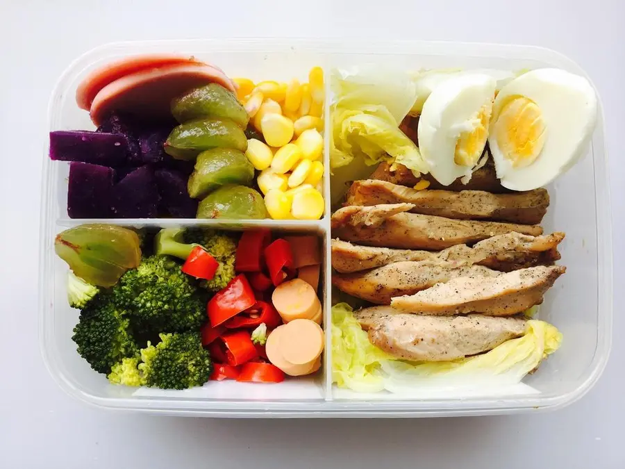 Healthy Slimming Lunch - Chicken Breast Bento  step 0