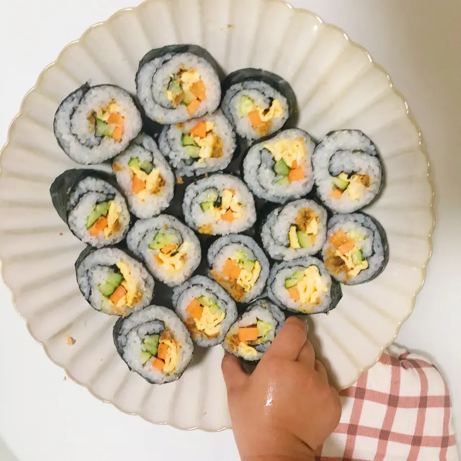 Homemade sushi (with sushi vinegar recipe and ultra-detailed sushi roll method) step 0