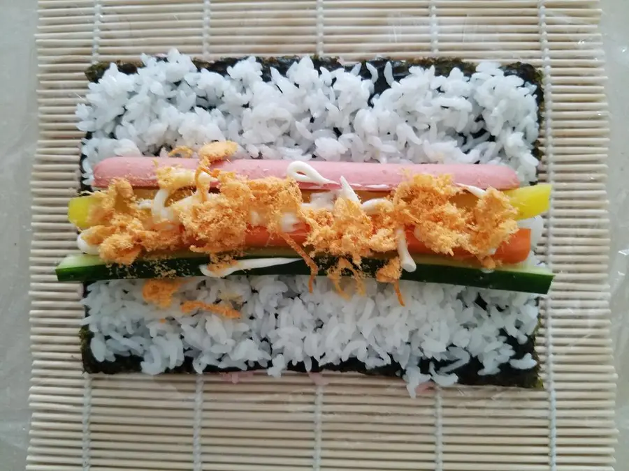 Sakura sushi step 0