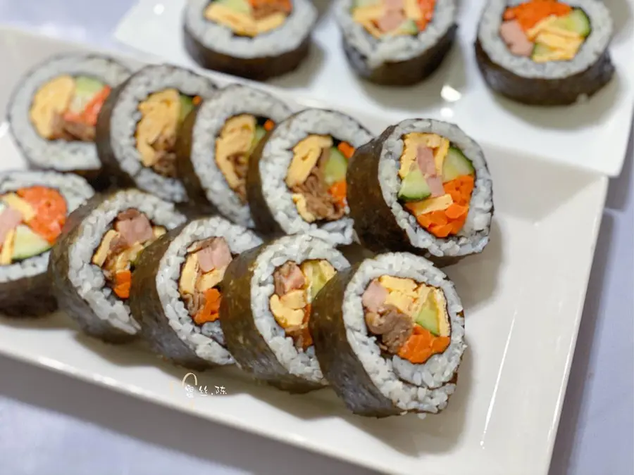 Gimbap that does not fall apart step 0