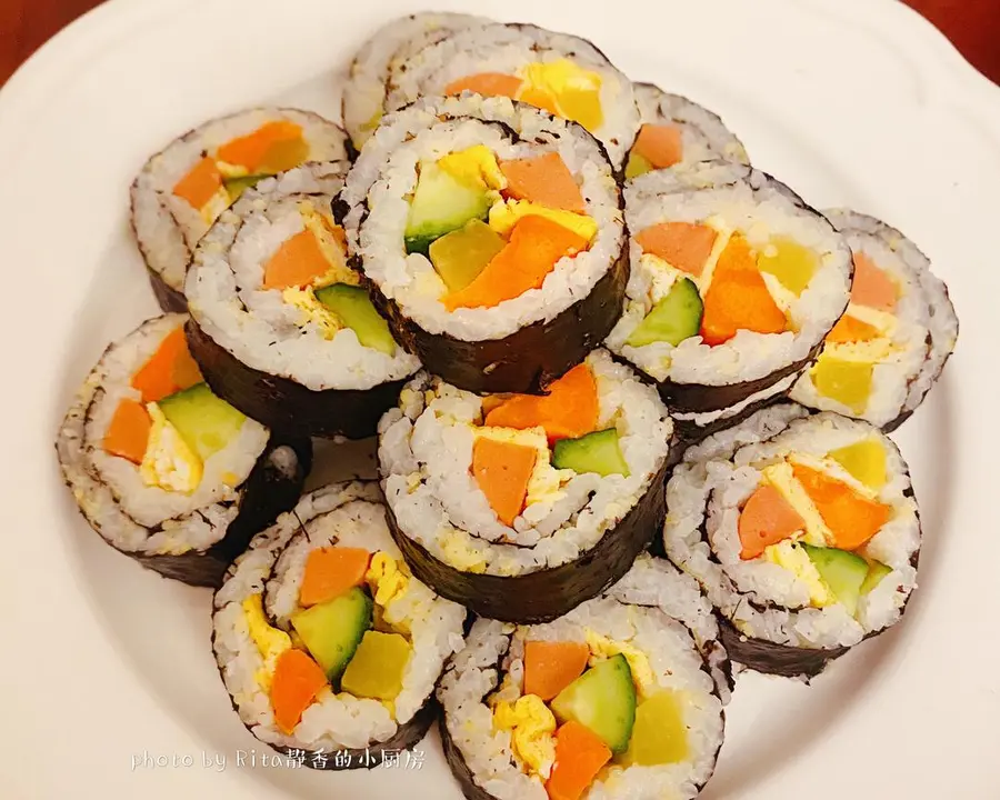 10-minute fast brunch - gimbap & sushi rolls, easy to learn! step 0