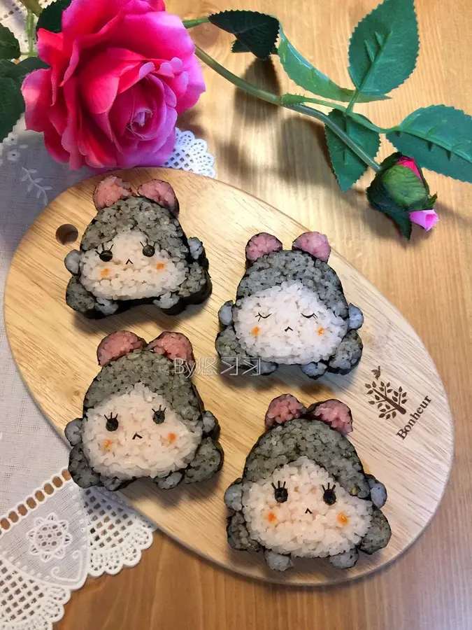 Snow White Sushi step 0