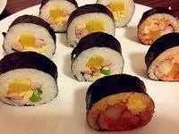 Simple sushi / egg sushi / reverse sushi / fancy sushi / gimbap step 0