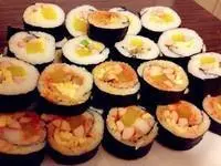 Simple sushi / egg sushi / reverse sushi / fancy sushi / gimbap step 0