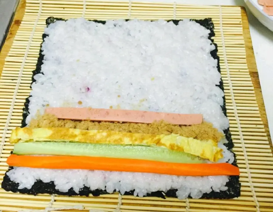 Homemade sushi vinegar sushi step 0