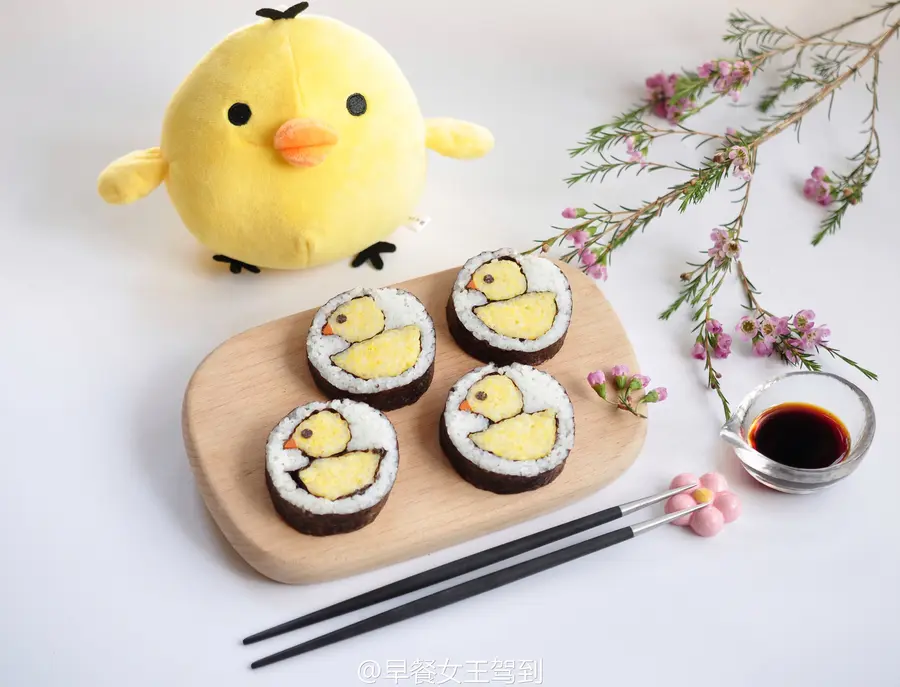 Duckling sushi