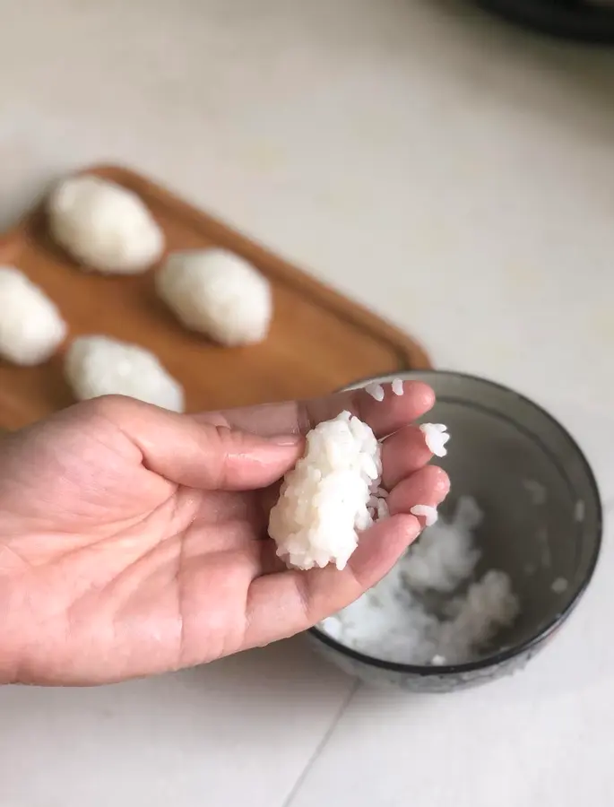 Lamb sushi rice balls step 0