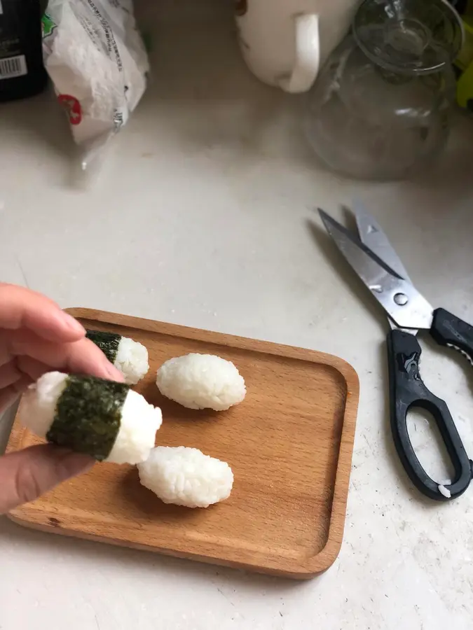 Lamb sushi rice balls step 0