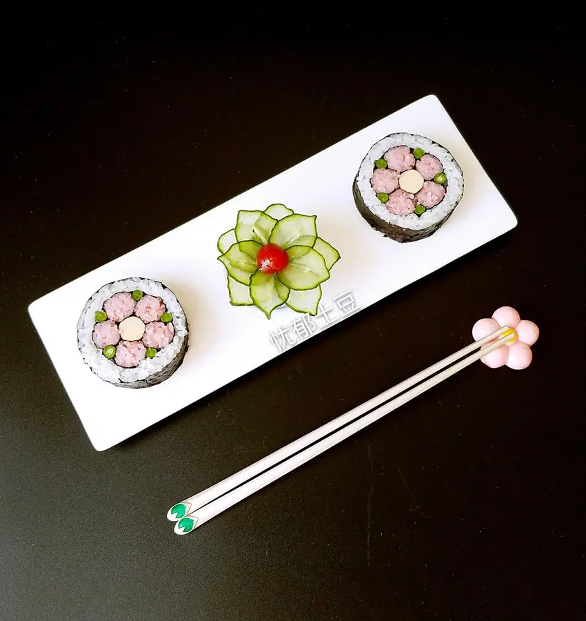 Sakura sushi step 0