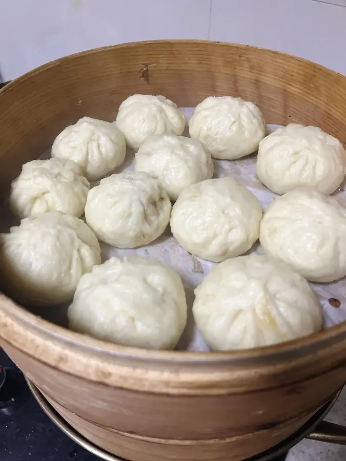 Sauce pork xiaolongbao 99% reduction breakfast shop step 0