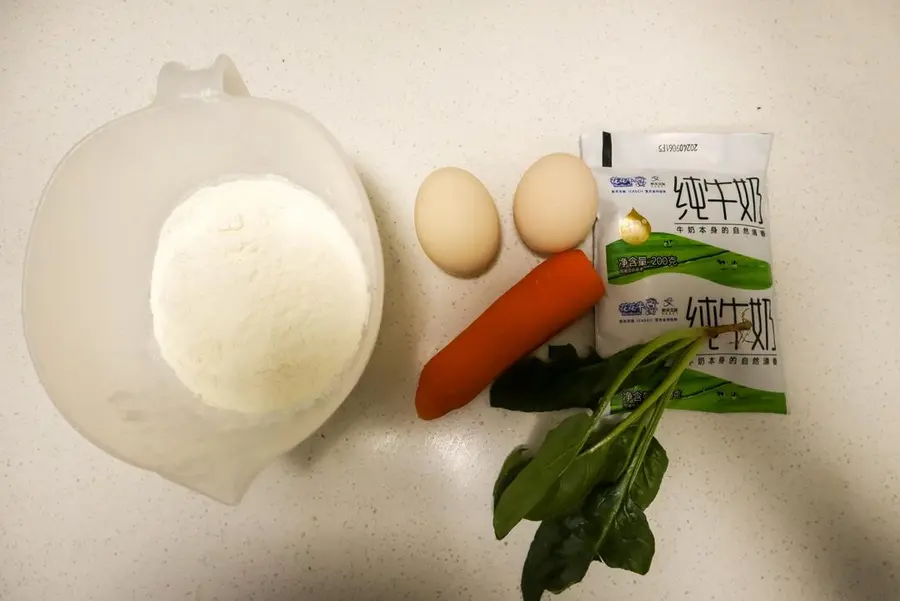 Kuaishou breakfast custard vegetable soft pancake egg soft pancake step 0