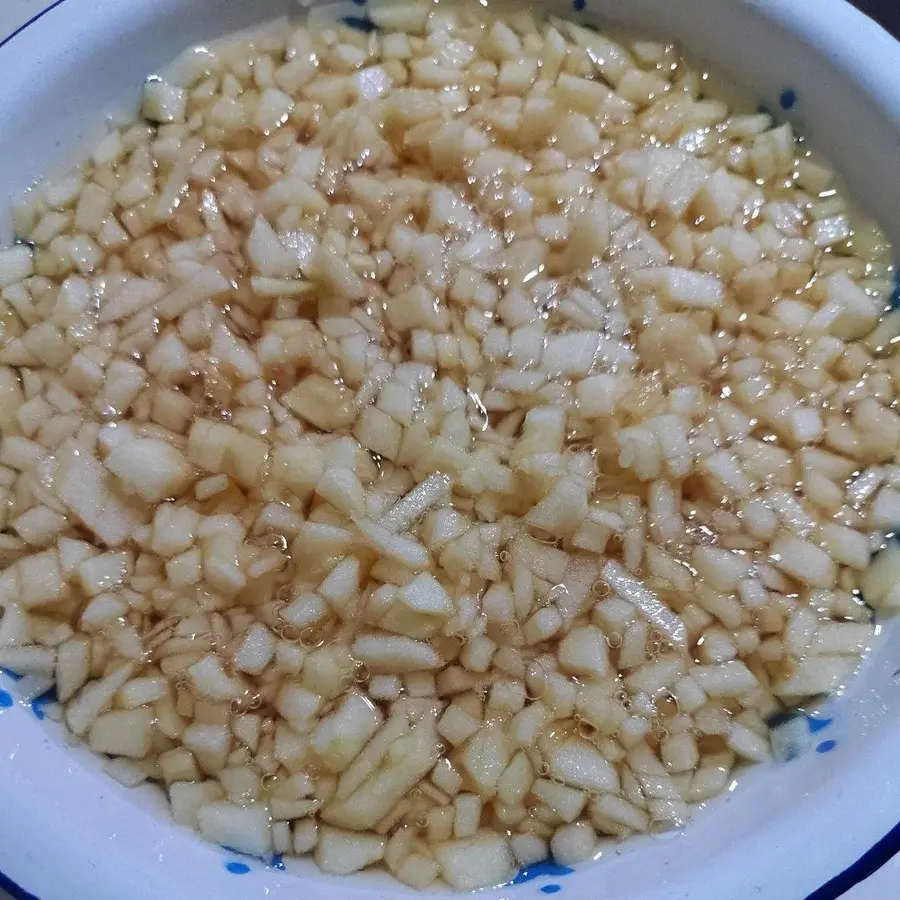 Kuaishou breakfast - apple glutinous rice cakes step 0