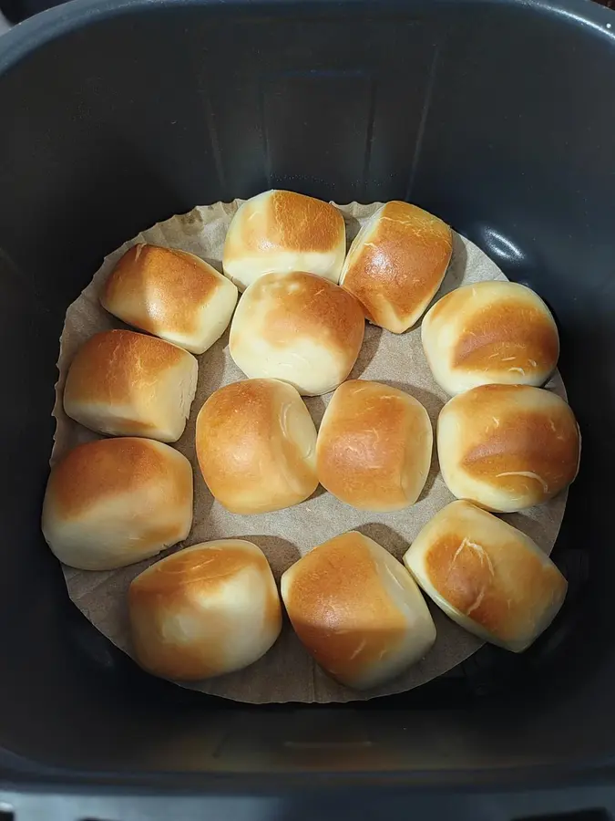 Milky roasted steamed buns (golden steamed buns) ~ honey small steamed buns ~ air fryer baked steamed buns step 0