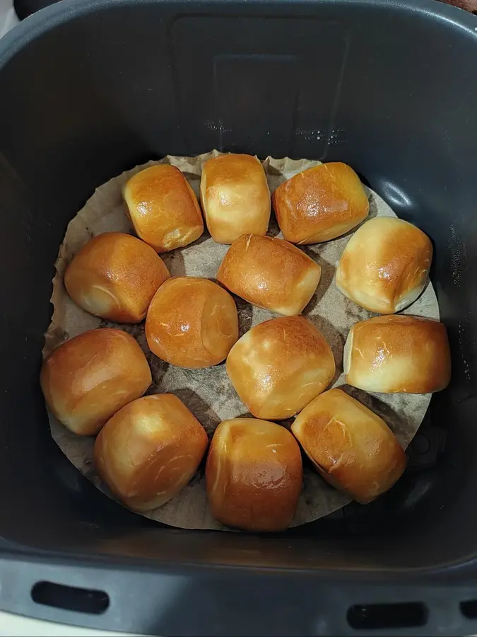 Milky roasted steamed buns (golden steamed buns) ~ honey small steamed buns ~ air fryer baked steamed buns step 0