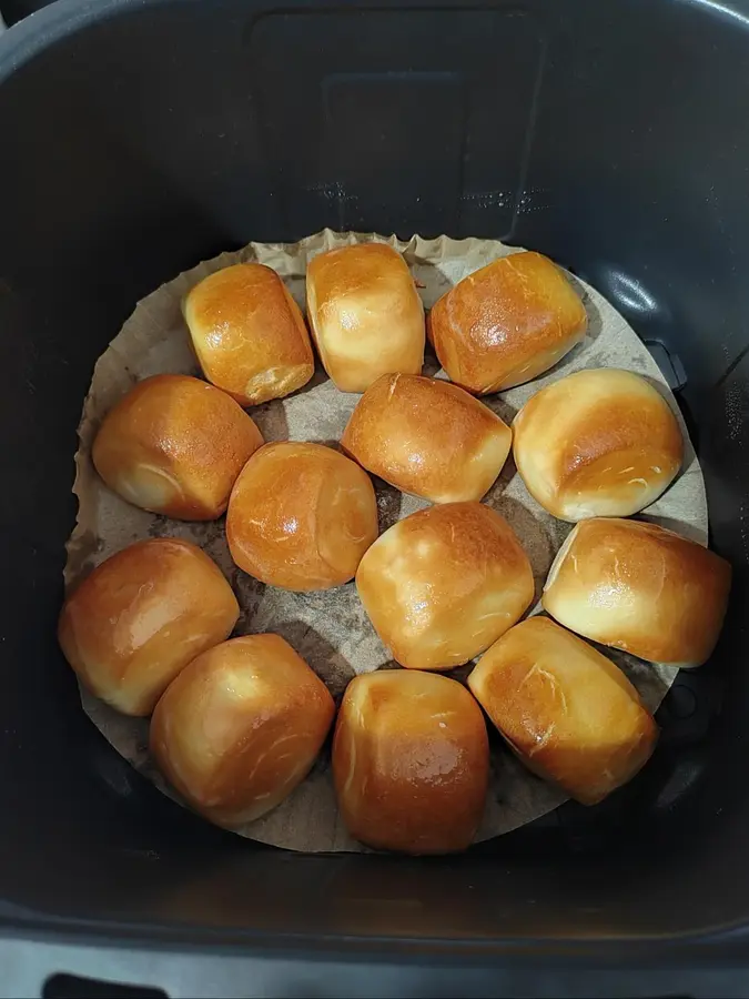 Milky roasted steamed buns (golden steamed buns) ~ honey small steamed buns ~ air fryer baked steamed buns step 0