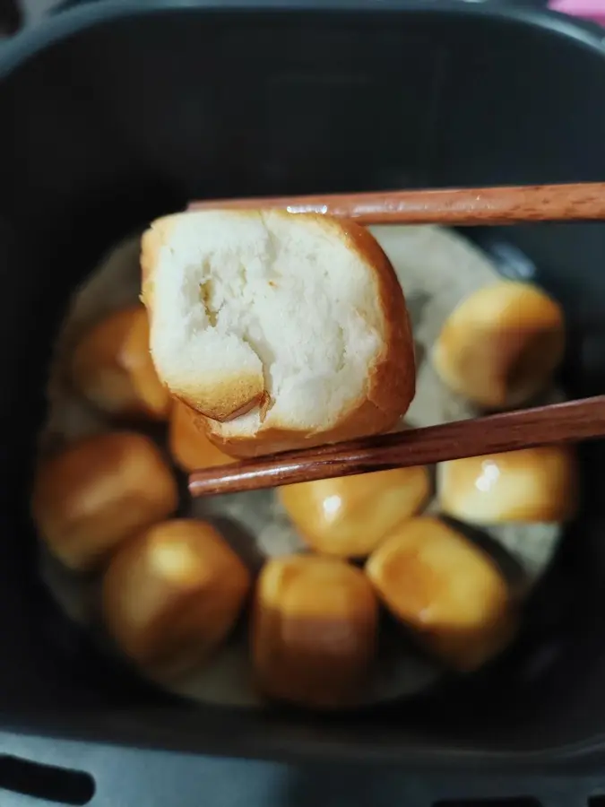 Milky roasted steamed buns (golden steamed buns) ~ honey small steamed buns ~ air fryer baked steamed buns step 0