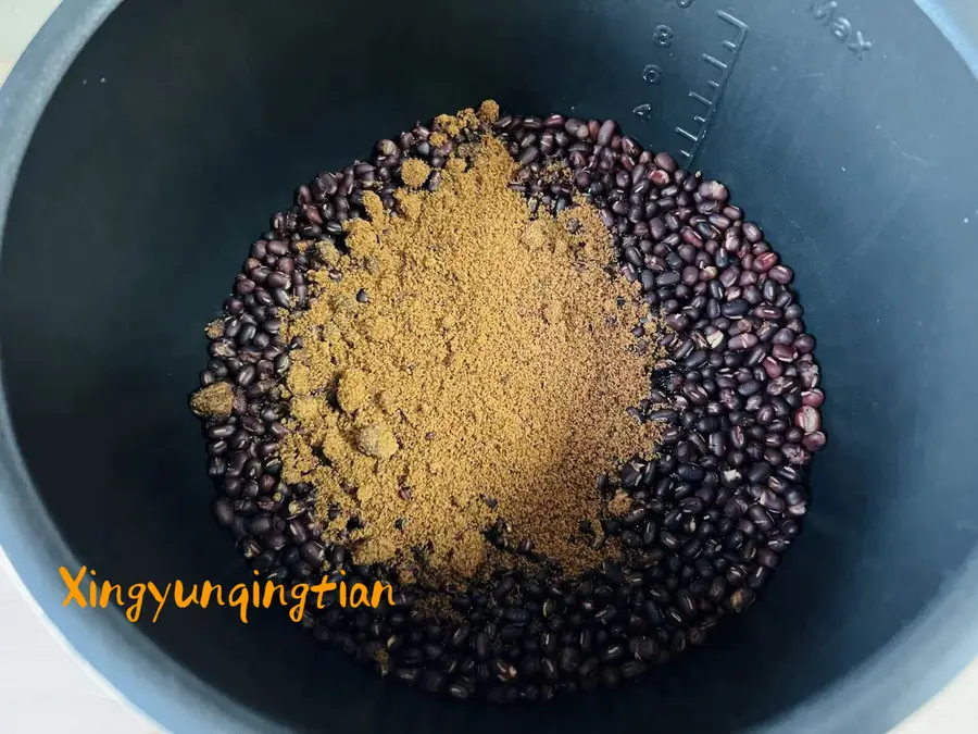 Cornmeal and red bean buns (including red bean paste) step 0