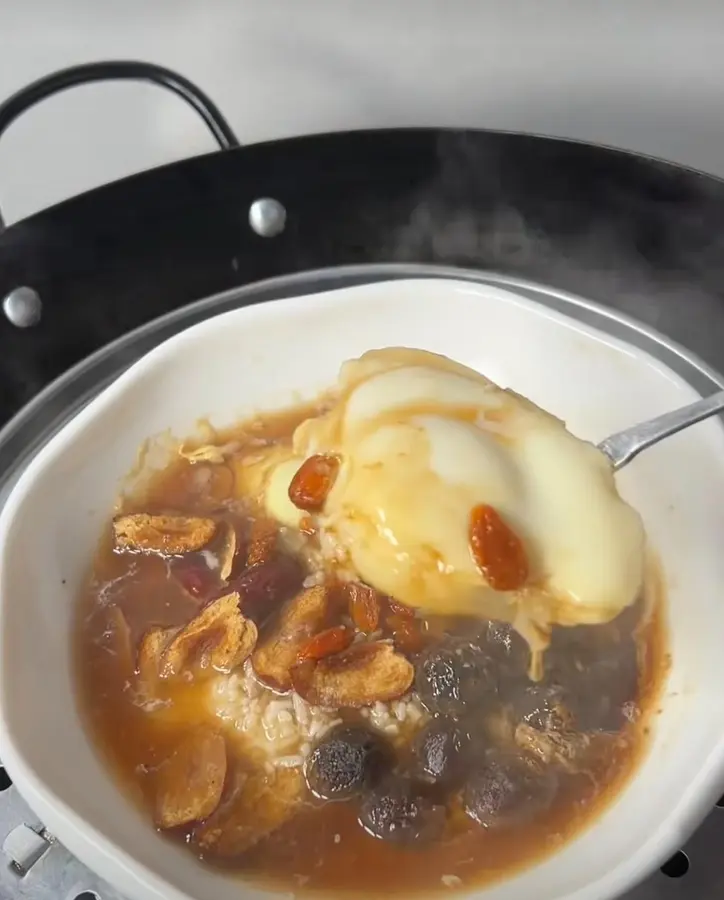 Steamed mash egg (15-minute breakfast)