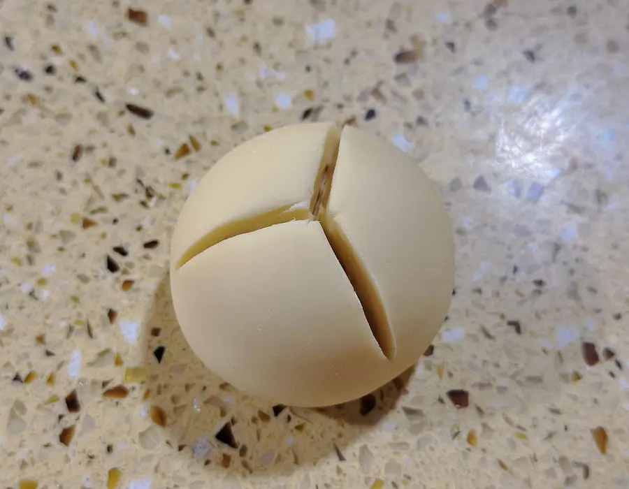 Flowering custard steamed buns step 0