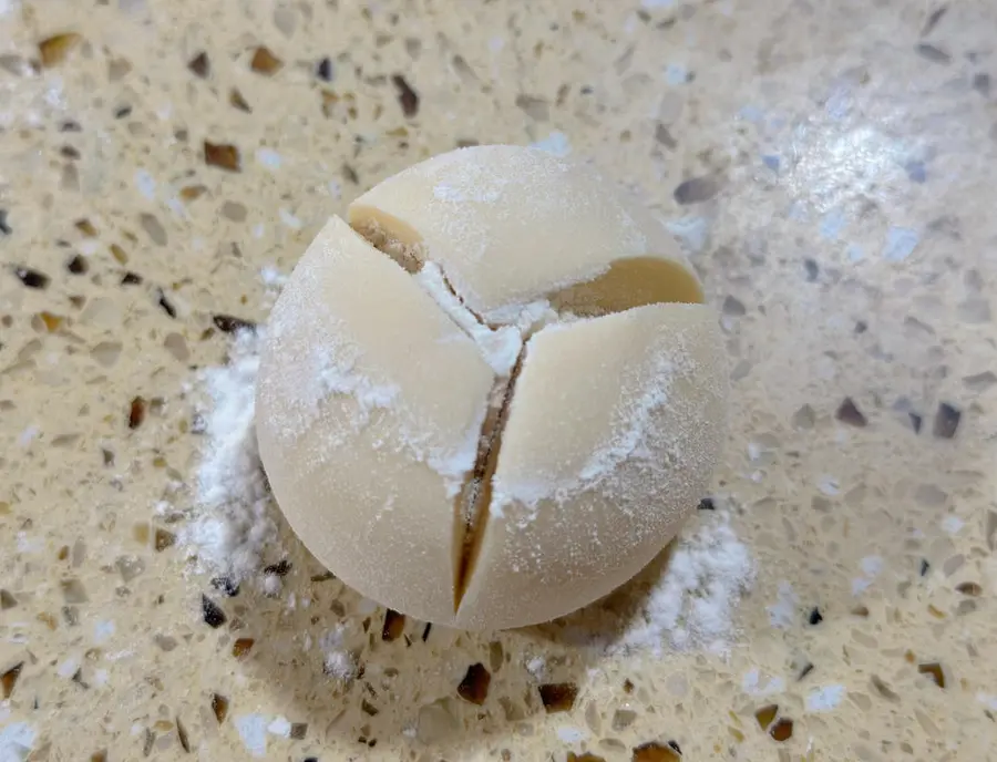 Flowering custard steamed buns step 0