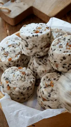 ã€Baby Foodã€‘Yam, black sesame, red dates, steamed buns step 0