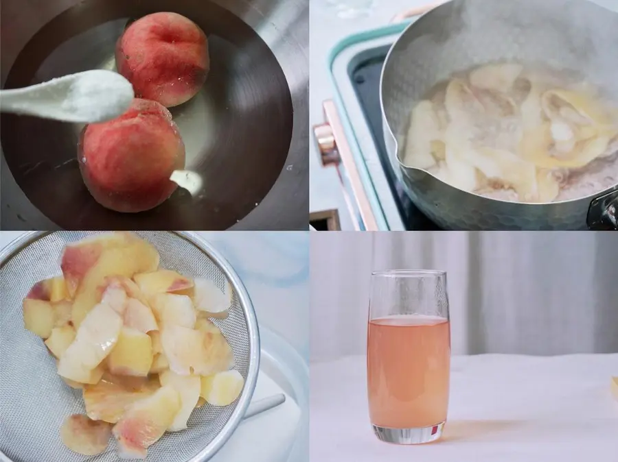 Summer special drink - 5 kinds of fruit jelly that can be sucked and milk, N kinds of white jelly powder step 0