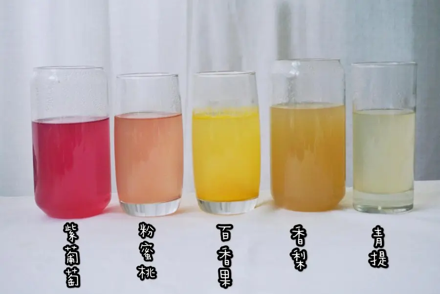 Summer special drink - 5 kinds of fruit jelly that can be sucked and milk, N kinds of white jelly powder step 0