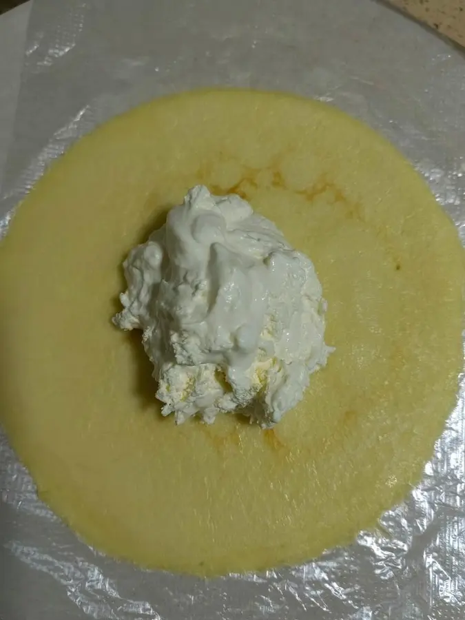 Sweet and smooth mango pancake (6 inches) step 0