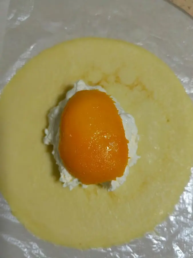 Sweet and smooth mango pancake (6 inches) step 0