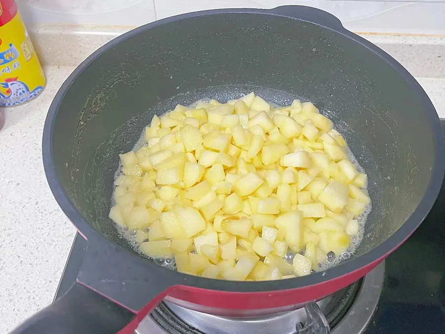 Lazy version of crispy apple pie with tart crust step 0