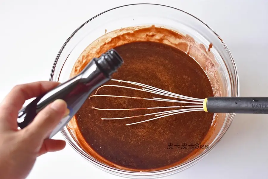 New York-style soft-hearted Brownie Fudge Brownie afternoon tea step 0